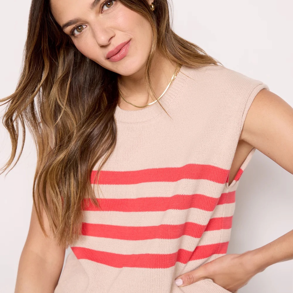 Evereve Cream Knit Sweater